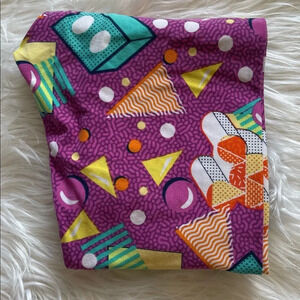 Women’s Lularoe Disney purple Mickey Mouse leggings OS